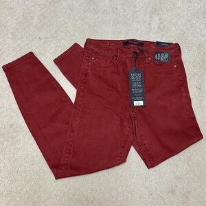 NWT Liverpool high rise ankle skinny jeans cherrywood size 2/26